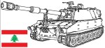 M109 lebanon